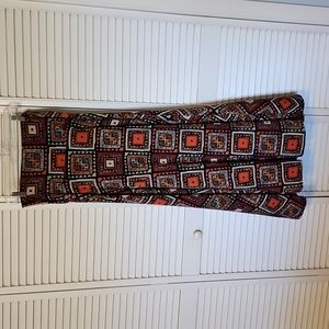 LuLaRoe Square Patterned Maxi dress, Size S